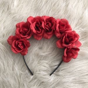 Rose flower crown